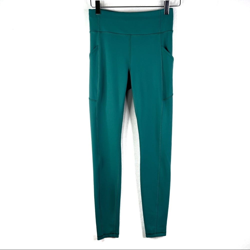 Lululemon Invigorate High Rise Tight Leggings 28” Teal Lagoon - Picture 2 of 4